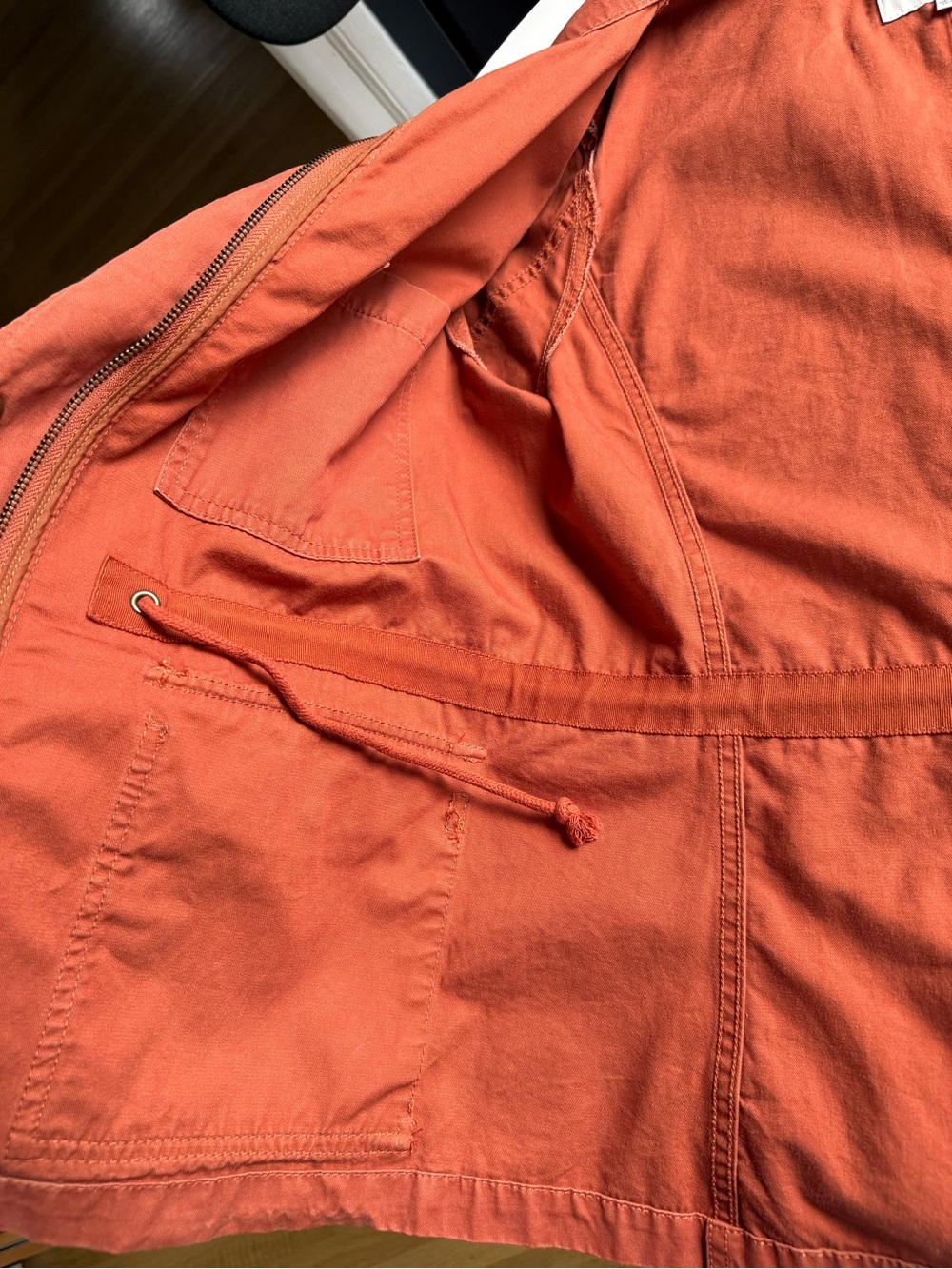 Madewell Rust Orange Utility Jacket - Picture 7 of 10